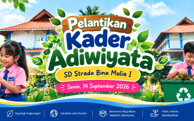 Pelantikan Kader Adiwiyata SD Strada Bina Mulia I: Bergerak Bersama untuk Sekolah yang Peduli Lingkungan