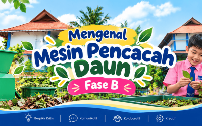 Mengenal Mesin Pencacah Daun, Belajar Mengolah Sampah Organik Bersama Fase B