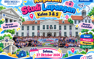 Belajar di Luar Kelas, Serunya Petualangan Kelas 3 dan 5 SD Strada Bina Mulia I ke Kota Tua Jakarta!